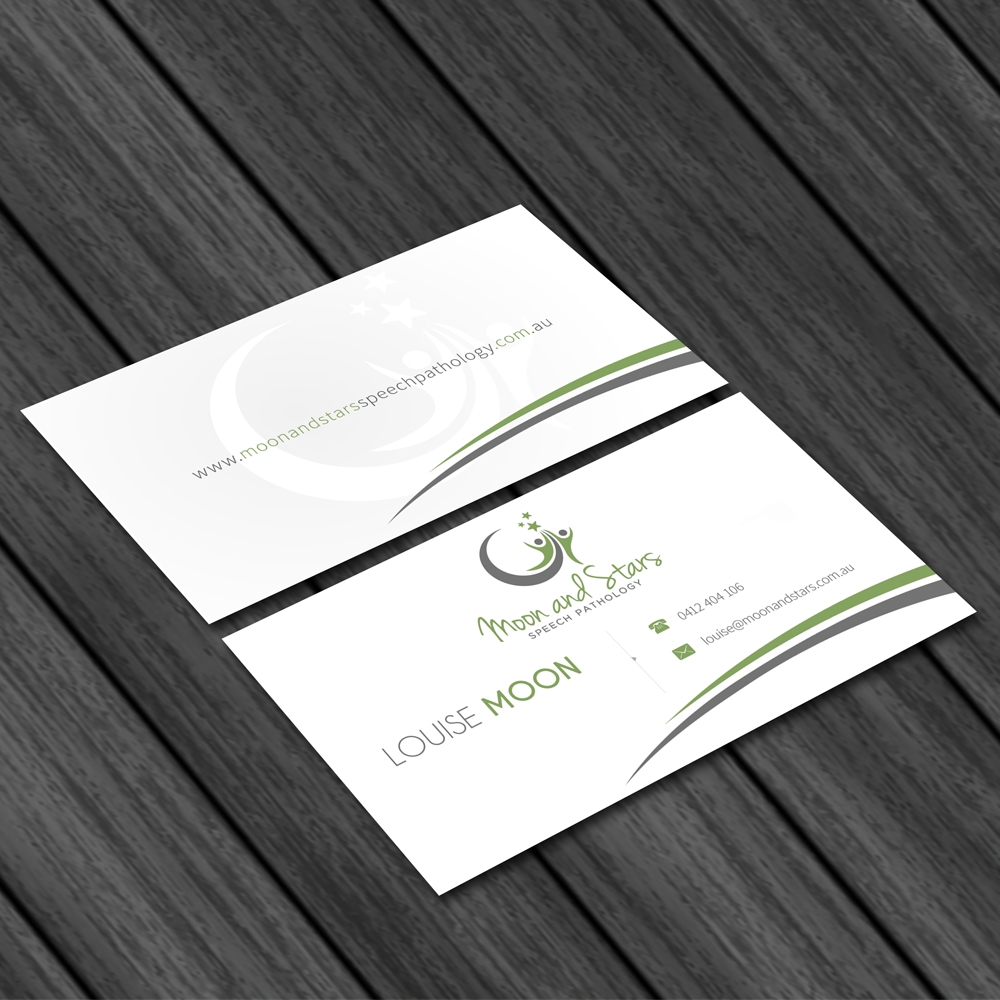 Moon and Stars Speech Pathology logo design by igor1408