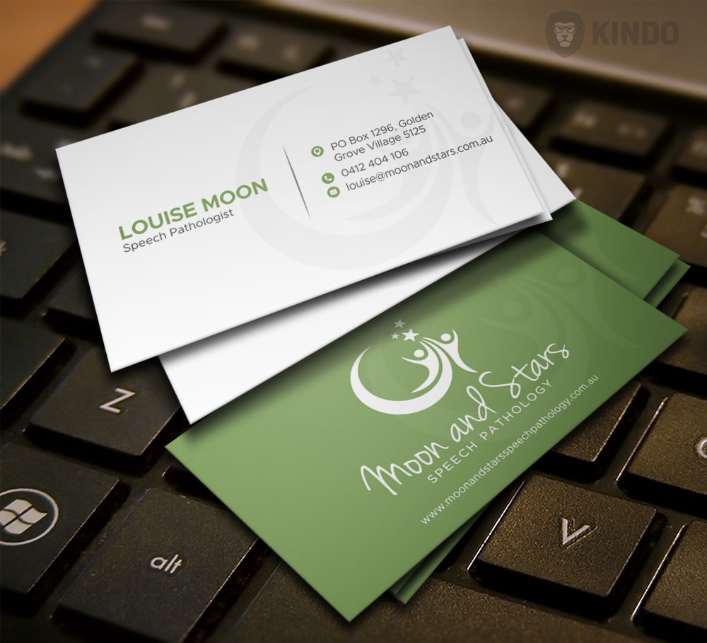 Moon and Stars Speech Pathology logo design by Kindo