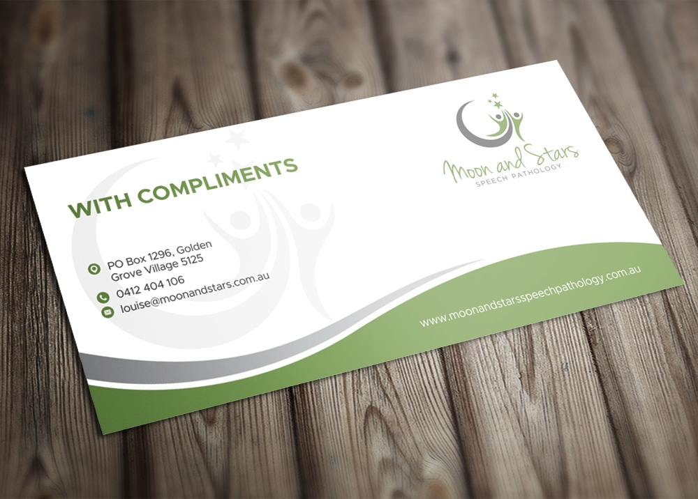 Moon and Stars Speech Pathology logo design by Kindo