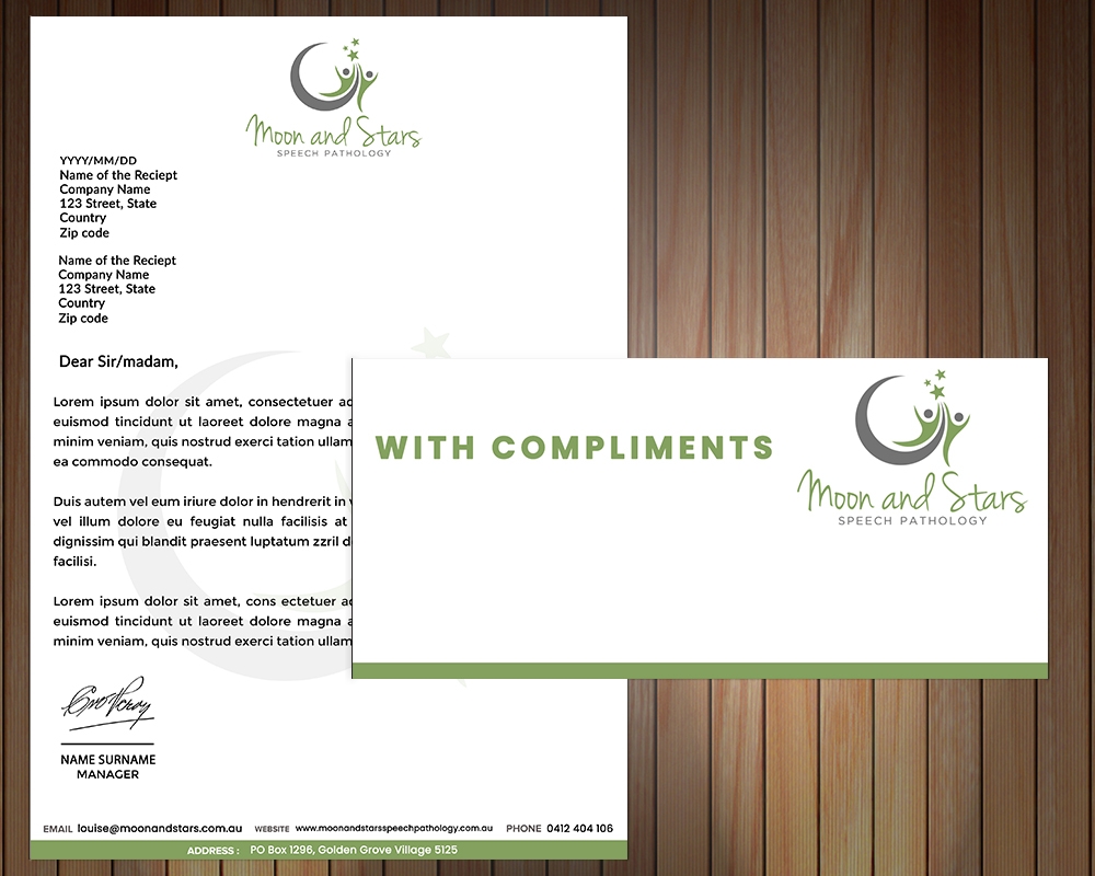 Moon and Stars Speech Pathology logo design by MastersDesigns