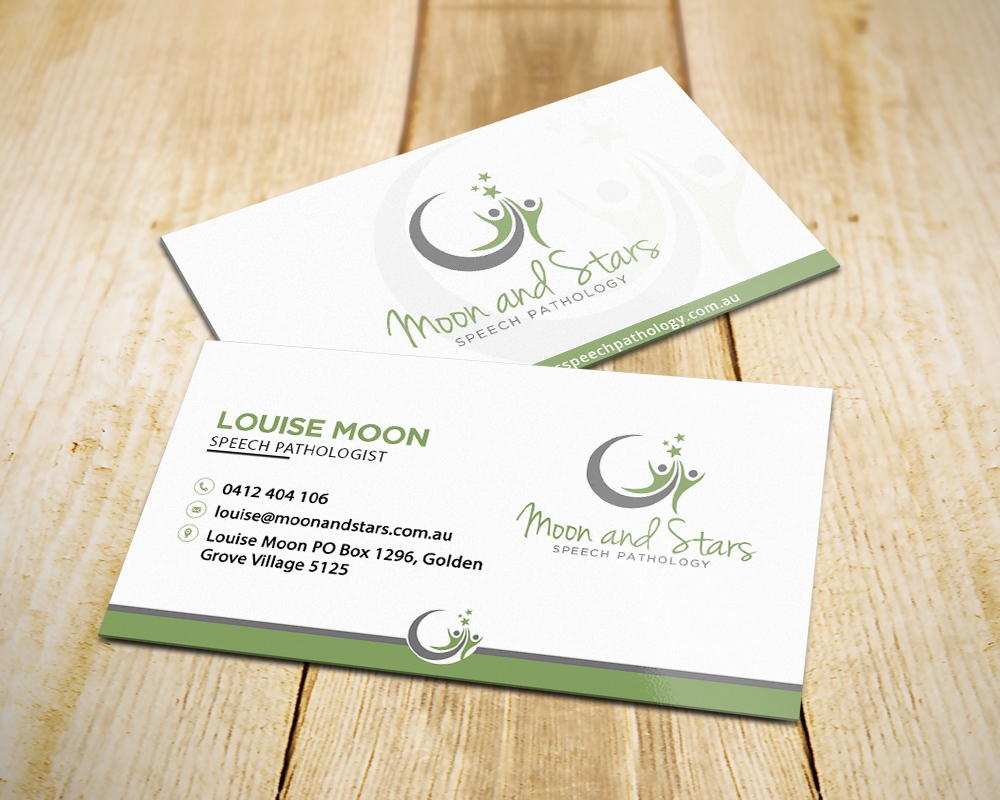 Moon and Stars Speech Pathology logo design by MastersDesigns