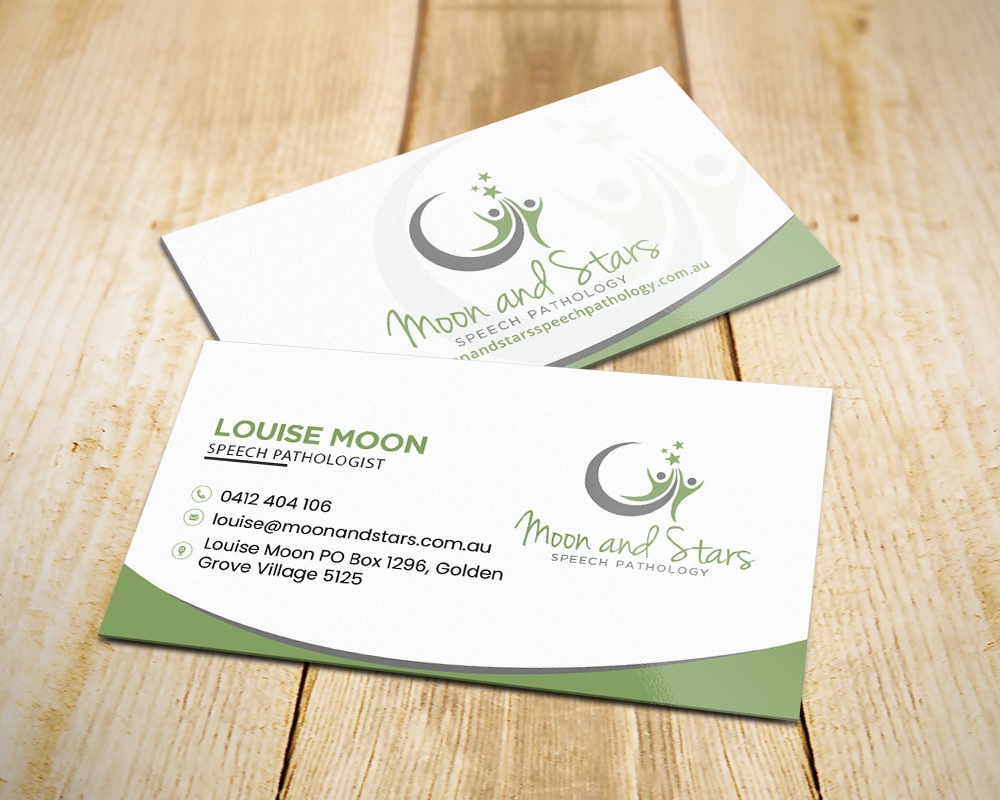 Moon and Stars Speech Pathology logo design by MastersDesigns