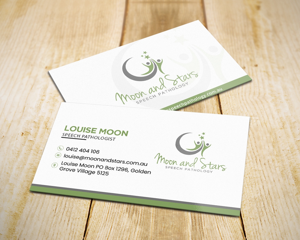 Moon and Stars Speech Pathology logo design by MastersDesigns