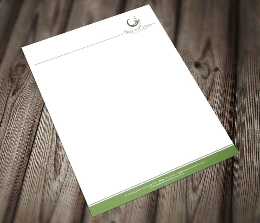 Moon and Stars Speech Pathology logo design by Kindo