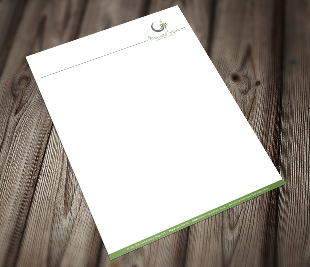 Moon and Stars Speech Pathology logo design by Kindo