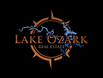 Lake Ozark Real Estate logo design by yunda