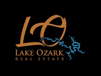 Lake Ozark Real Estate logo design by MUSANG