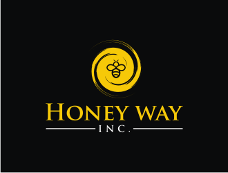 Honey way Inc. logo design by mbamboex