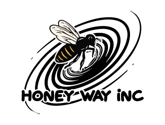 Honey way Inc. logo design by Frenic