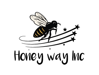 Honey way Inc. logo design by Frenic