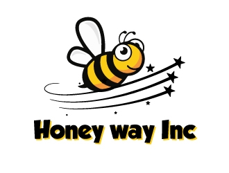 Honey way Inc. logo design by Frenic