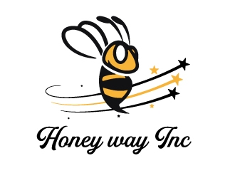 Honey way Inc. logo design by Frenic