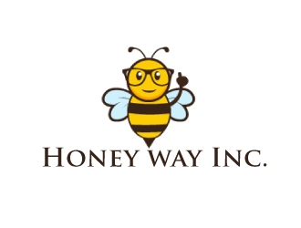 Honey way Inc. logo design by AamirKhan