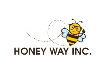 Honey way Inc. logo design by AamirKhan