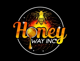 Honey way Inc. logo design by DreamLogoDesign