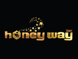 Honey way Inc. logo design by KreativeLogos