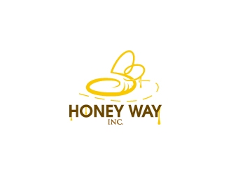 Honey way Inc. logo design by AamirKhan