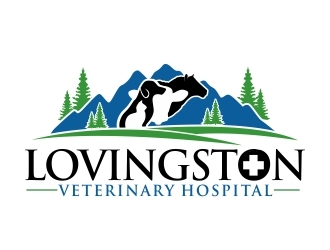 Lovingston Veterinary Hospital logo design by ruki