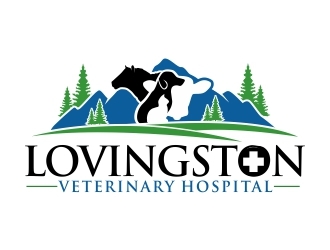 Lovingston Veterinary Hospital logo design by ruki