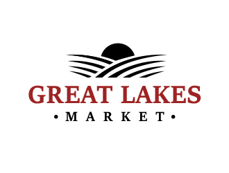 Great Lakes Market logo design by BeDesign