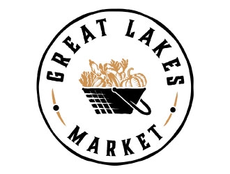 Great Lakes Market logo design by DesignPal
