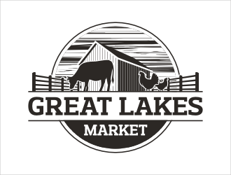 Great Lakes Market logo design by catalin