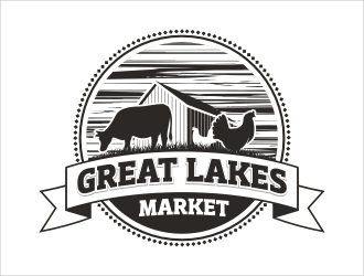 Great Lakes Market logo design by catalin