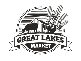 Great Lakes Market logo design by catalin