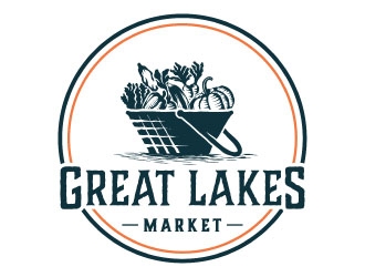 Great Lakes Market logo design by DesignPal