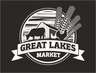 Great Lakes Market logo design by catalin