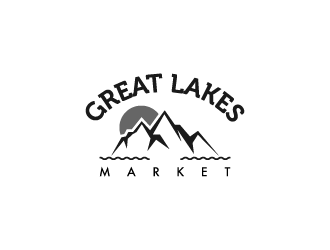 Great Lakes Market logo design by pencilhand