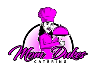 Mom Dukes Catering logo design by DreamLogoDesign