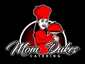 Mom Dukes Catering logo design by DreamLogoDesign