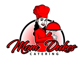 Mom Dukes Catering logo design by DreamLogoDesign