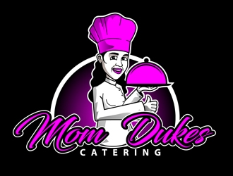 Mom Dukes Catering logo design by DreamLogoDesign