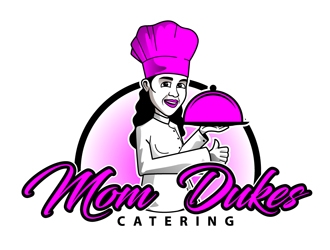 Mom Dukes Catering logo design by DreamLogoDesign