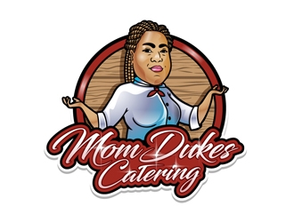Mom Dukes Catering logo design by DreamLogoDesign