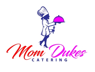Mom Dukes Catering logo design by DreamLogoDesign