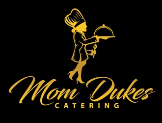 Mom Dukes Catering logo design by DreamLogoDesign