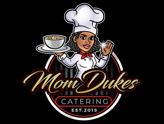 Mom Dukes Catering logo design by DreamLogoDesign