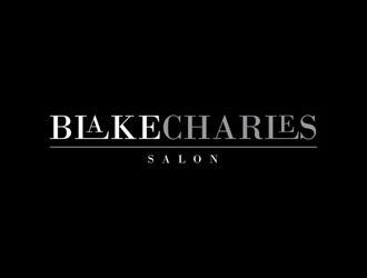 Blake Charles Salon logo design by Abril