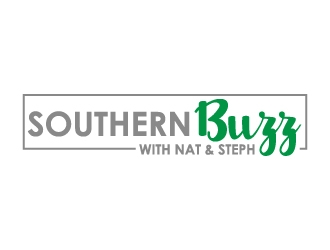Southern Buzz with Nat & Steph logo design by aryamaity