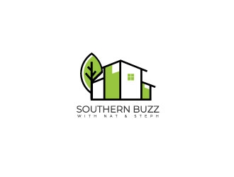 Southern Buzz with Nat & Steph logo design by robiulrobin