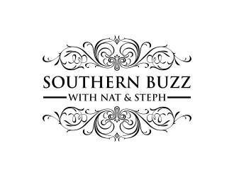 Southern Buzz with Nat & Steph logo design by menanagan