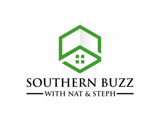 Southern Buzz with Nat & Steph logo design by menanagan