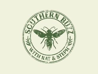 Southern Buzz with Nat & Steph logo design by artbitin