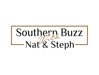 Southern Buzz with Nat & Steph logo design by Gwerth