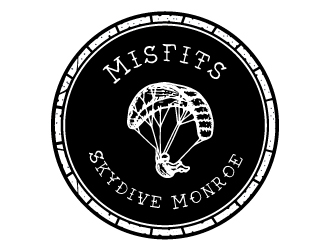 Misfits-Skydive Monroe logo design by Frenic