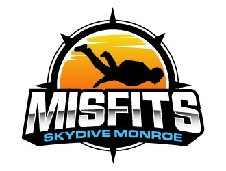 Misfits-Skydive Monroe logo design by daywalker