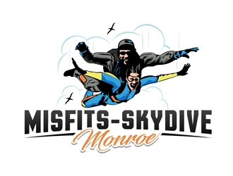 Misfits-Skydive Monroe logo design by DreamLogoDesign